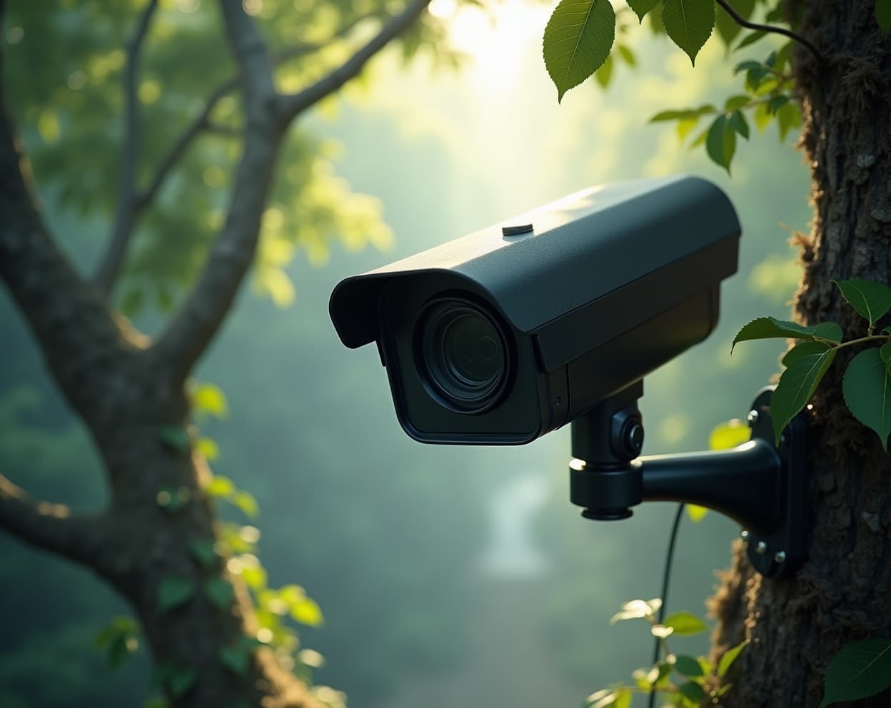 CCTV Camera for Parks, streets and Trees best for outdoor.