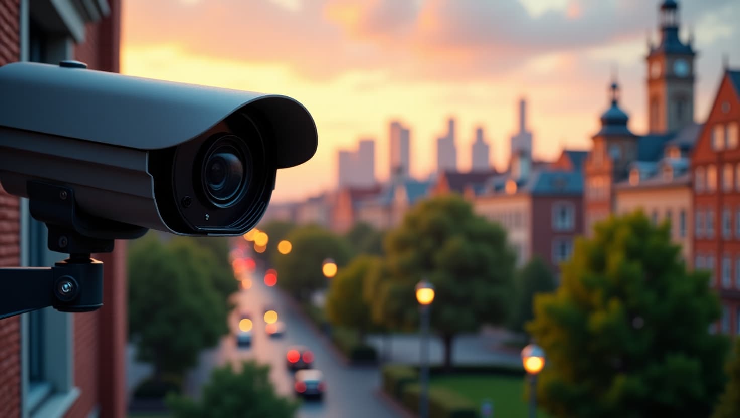 CCTV Camera for traffic signals and streets.